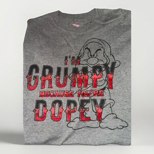 Disney Parks Grumpy Dopey Dwarf T-Shirt Size XL‎